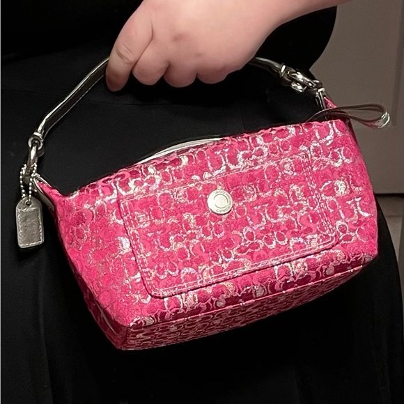 COACH Pink/Silver Purse - Picture 6 of 6
